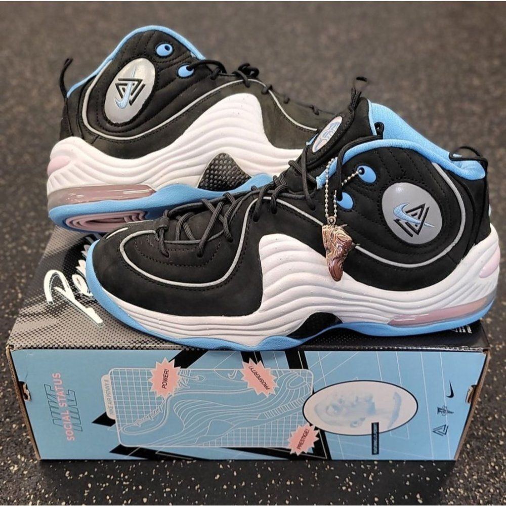 Nike Air Penny 2 Social Status Black DM9132-001 Size 12